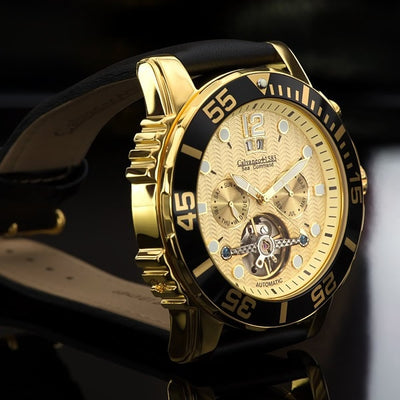 CALVANEO 1583 Sea Command Automatic Cream Watch