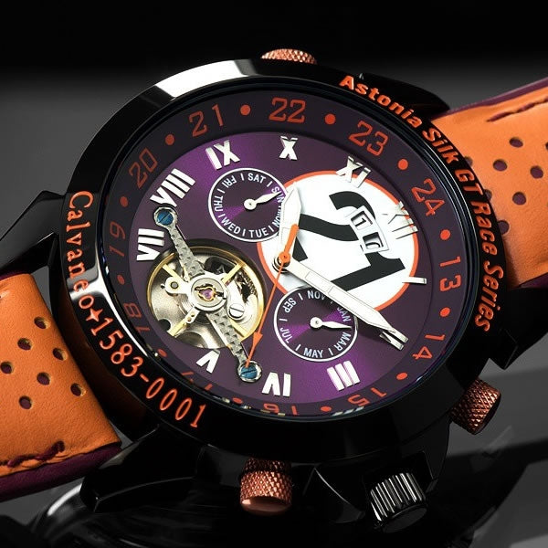 CALVANEO 1583 Men's Astonia Race Silk Edition Automatic Watch Watch