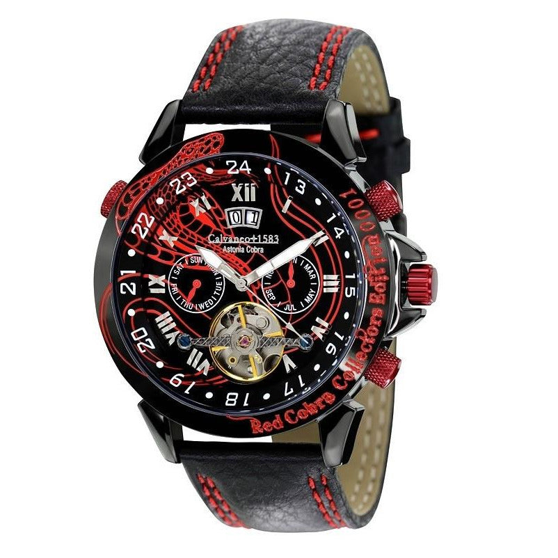 CALVANEO 1583 Astonia Red Cobra Collectors Edition Watch