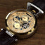 CALVANEO 1583 Lucida Nova Gold-Stahl - High Luxury Squelette Automatik Teil-vergoldet Watch