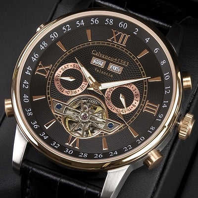 CALVANEO 1583 Valencia Rose Gold Automatic Watch Watch