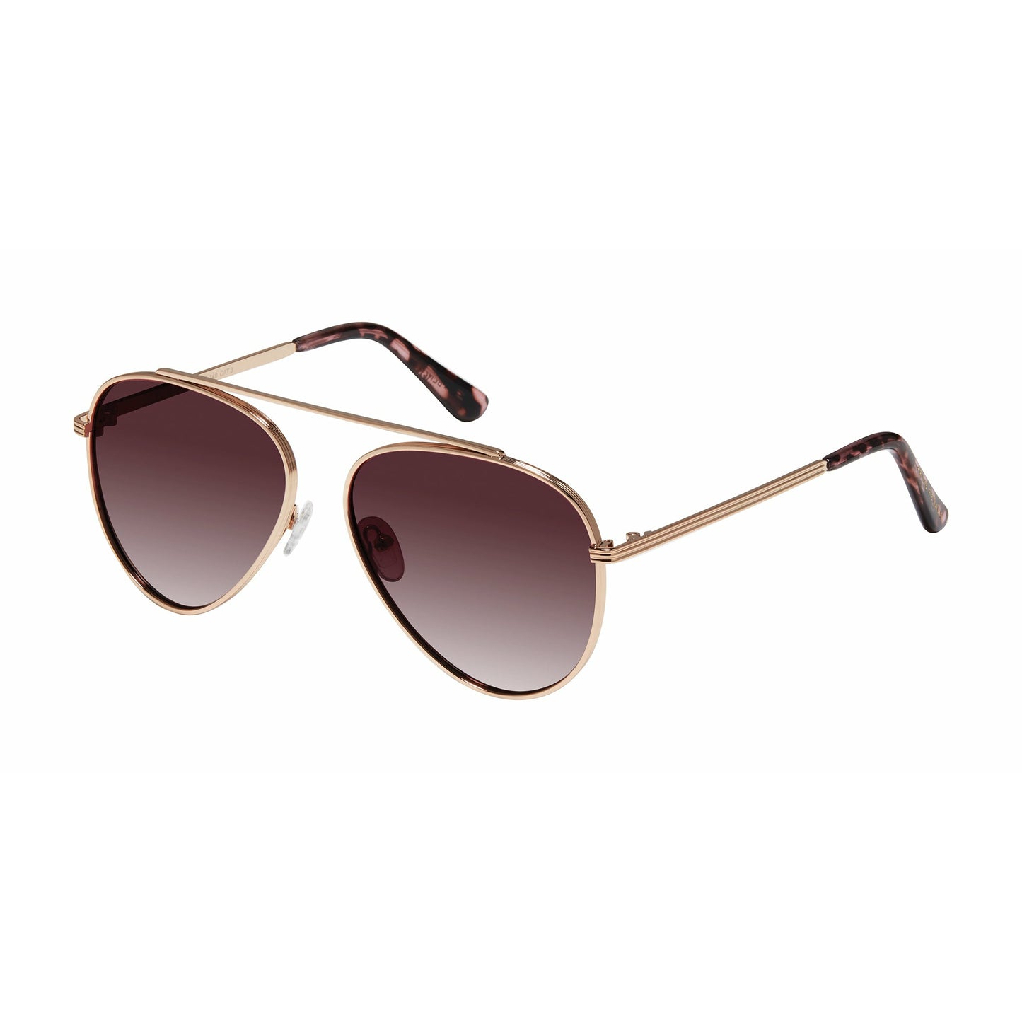 PRIVE REVAUX CLIFFS by Bomer x Benzo / Rose Gold Sunglasses
