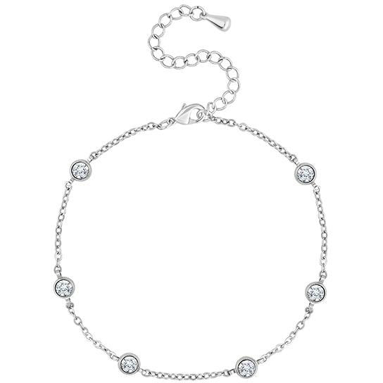 BRITISH JEWELLERS Dewdrop Bracelet, Made with Crystals from Swarovski