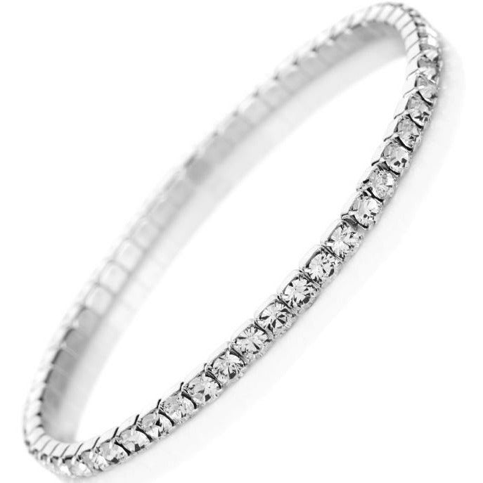 BRITISH JEWELLERS Duo Solo Set with Elizabeth Bracelet, Embellished with Crystals from Swarovski®