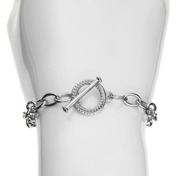 BRITISH JEWELLERS Trio Pendant and Tiffany-Style Bracelet Set
