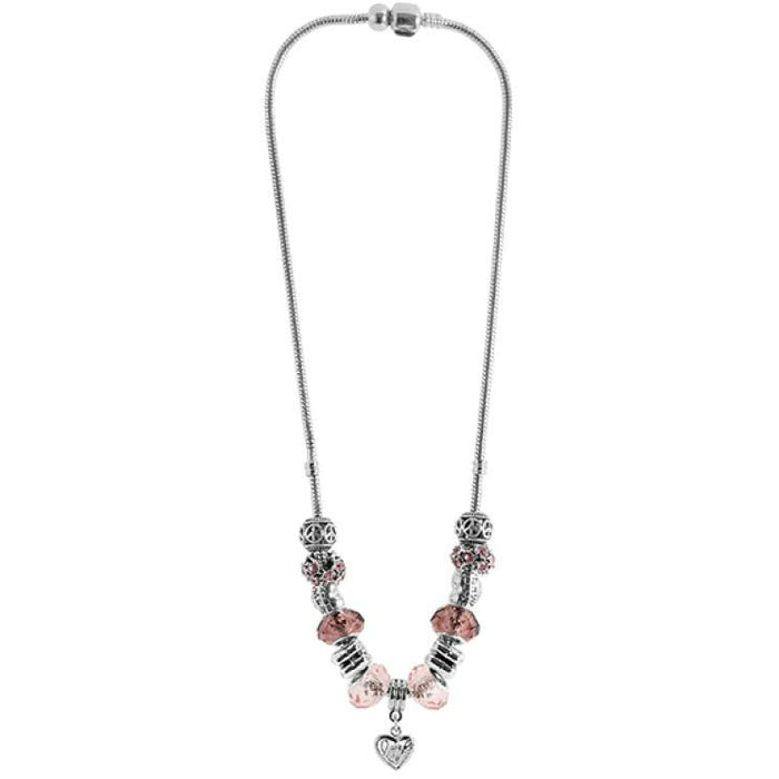 BRITISH JEWELLERS Charm Necklace Teddy Embellished with Crystals from Swarovski®
