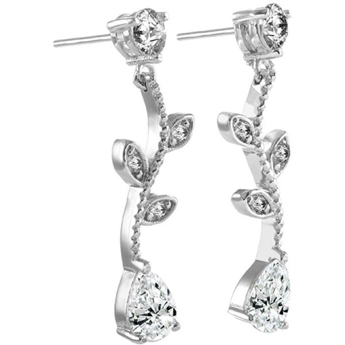 BRITISH JEWELLERS Cascade Earrings, Made with Swarovski Elements®