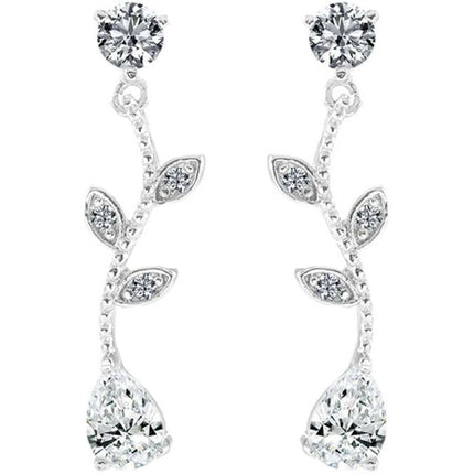BRITISH JEWELLERS Cascade Earrings, Made with Swarovski Elements®
