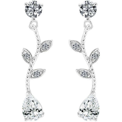 BRITISH JEWELLERS Cascade Earrings, Made with Swarovski Elements®
