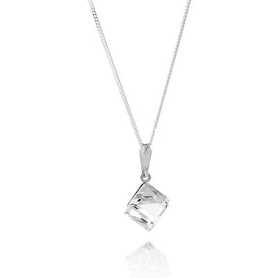 BRITISH JEWELLERS Cube Pendant, Embellished with Crystals from Swarovski®