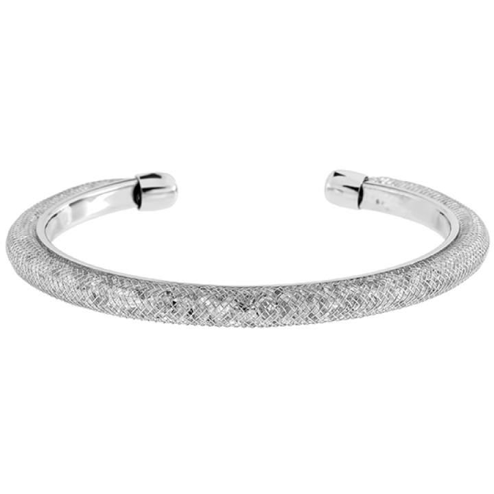 BRITISH JEWELLERS Delta Bangle, Made with Swarovski Elements®