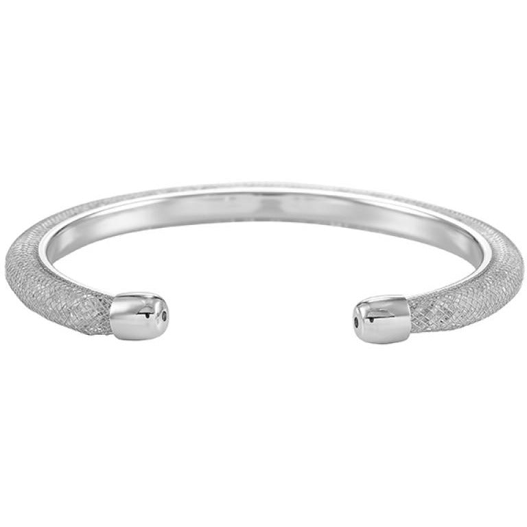 BRITISH JEWELLERS Delta Bangle, Made with Swarovski Elements®