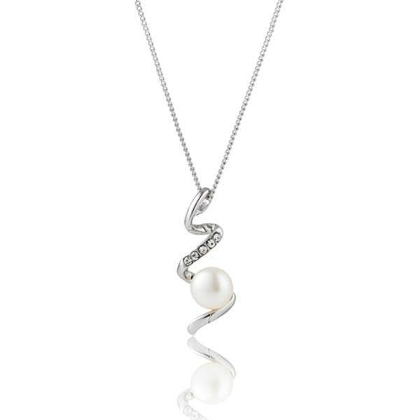 BRITISH JEWELLERS Freshwater Pearl Devotion Pendant