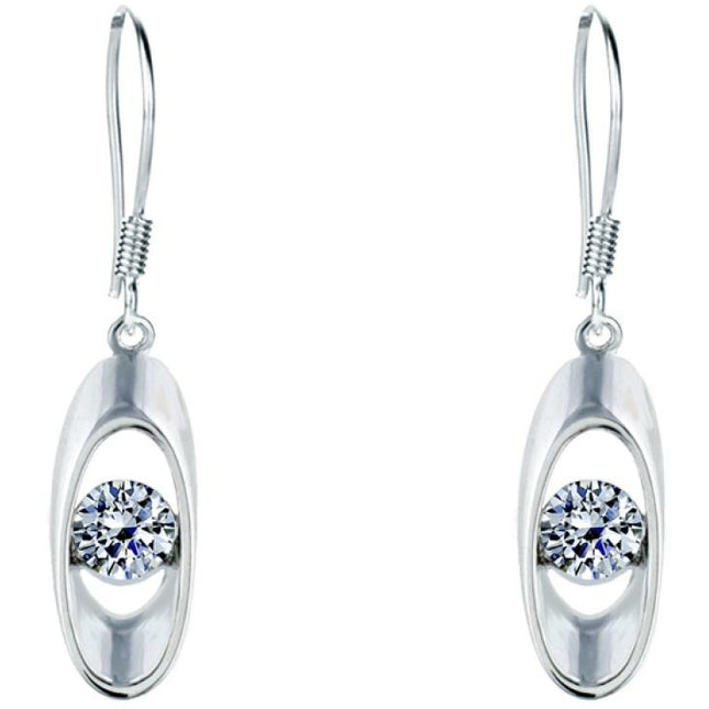 BRITISH JEWELLERS Divine Drop Earrings, Embellished with Crystals from Swarovski®