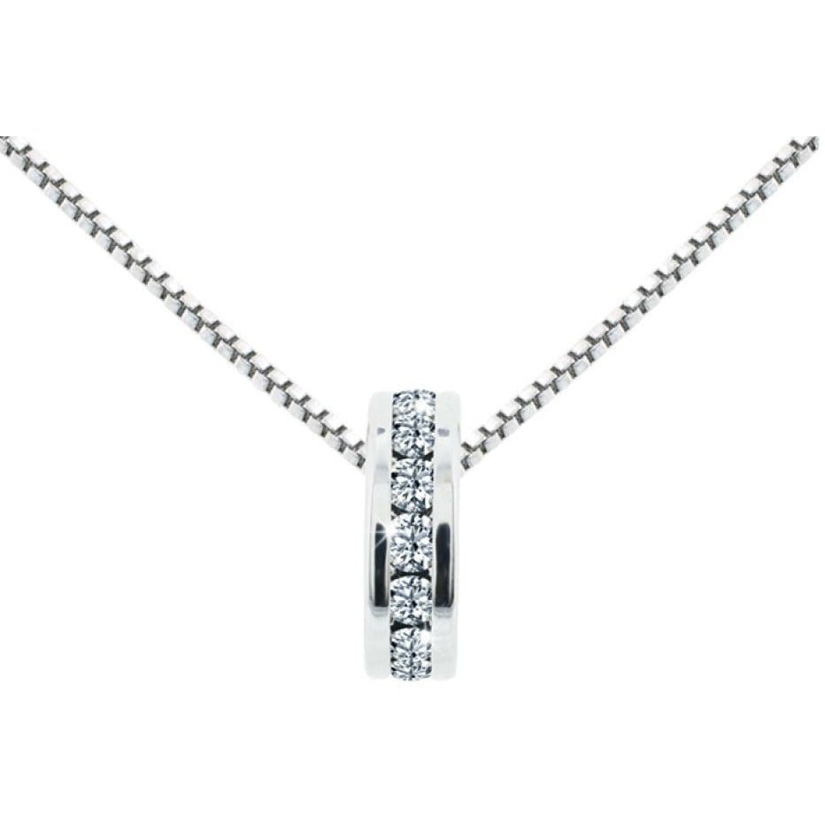 BRITISH JEWELLERS Domino Pendant, Embellished with Crystals from Swarovski®