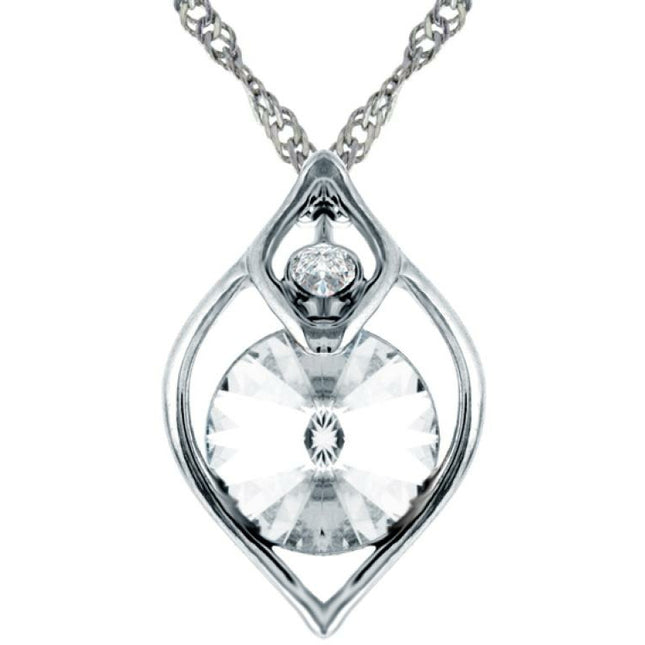 BRITISH JEWELLERS Eden Pendant, Embellished with Crystals from Swarovski®