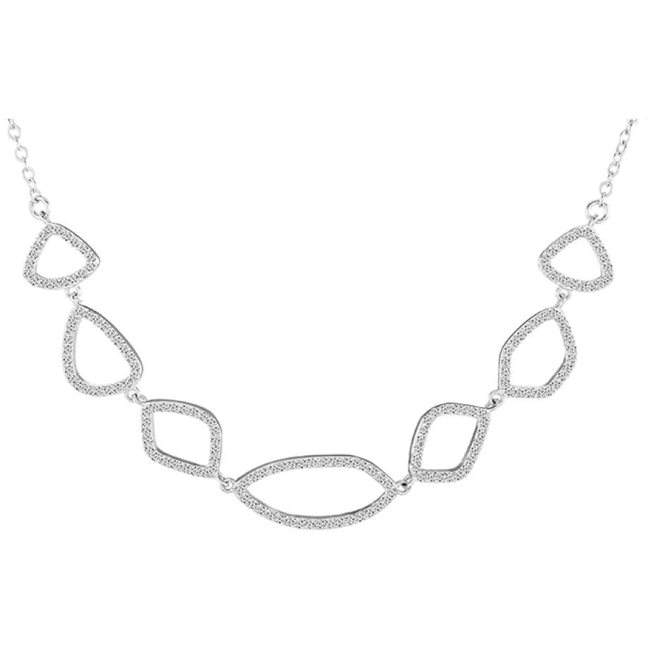 BRITISH JEWELLERS Enchanted Necklace, Made with Swarovski Elements ®