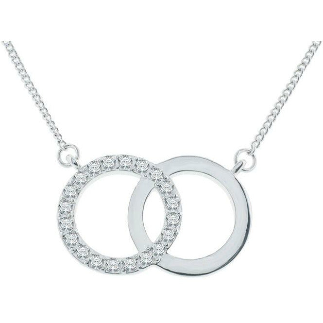 BRITISH JEWELLERS Forever Pendant, Embellished with Crystals from Swarovski®