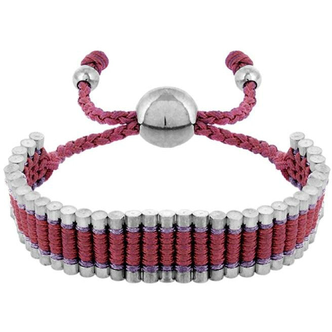 BRITISH JEWELLERS Friendship Bracelet Pink & Purple Mix