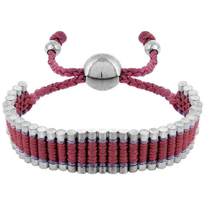 BRITISH JEWELLERS Friendship Bracelet Pink & Purple Mix