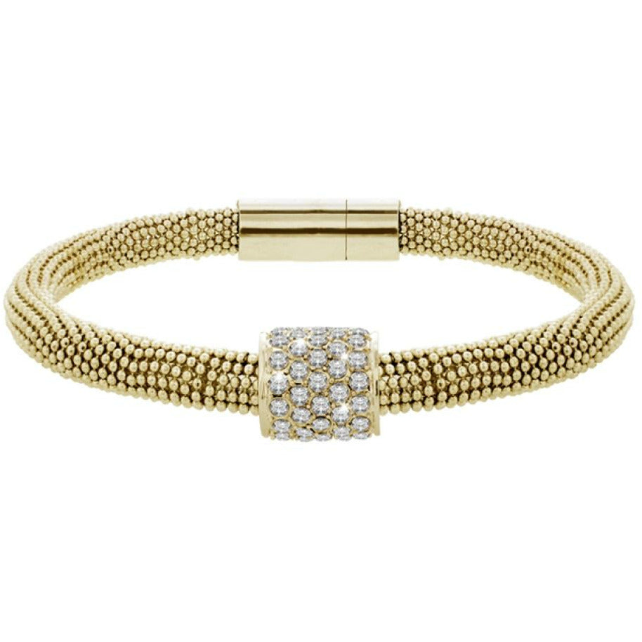 BRITISH JEWELLERS Galaxy Bracelet in 14K Gold Plating, Embellished with Crystals from Swarovski®