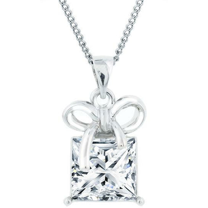 BRITISH JEWELLERS Gift Box Pendant, Embellished with Crystals from Swarovski®