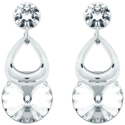 BRITISH JEWELLERS Glamour Earrings, Embellished with Crystals from Swarovski®