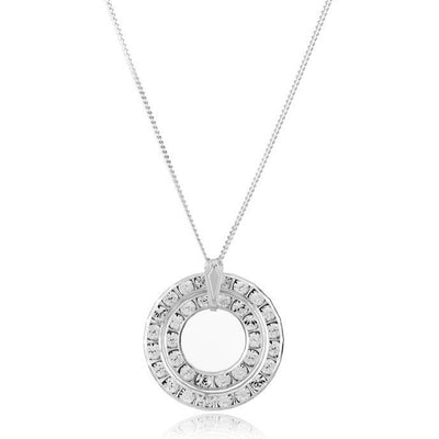 BRITISH JEWELLERS Halo Pendant, Embellished with Crystals from Swarovski®