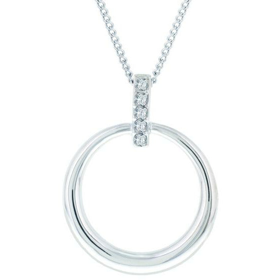 BRITISH JEWELLERS Horizon Pendant, Embellished with Crystals from Swarovski®