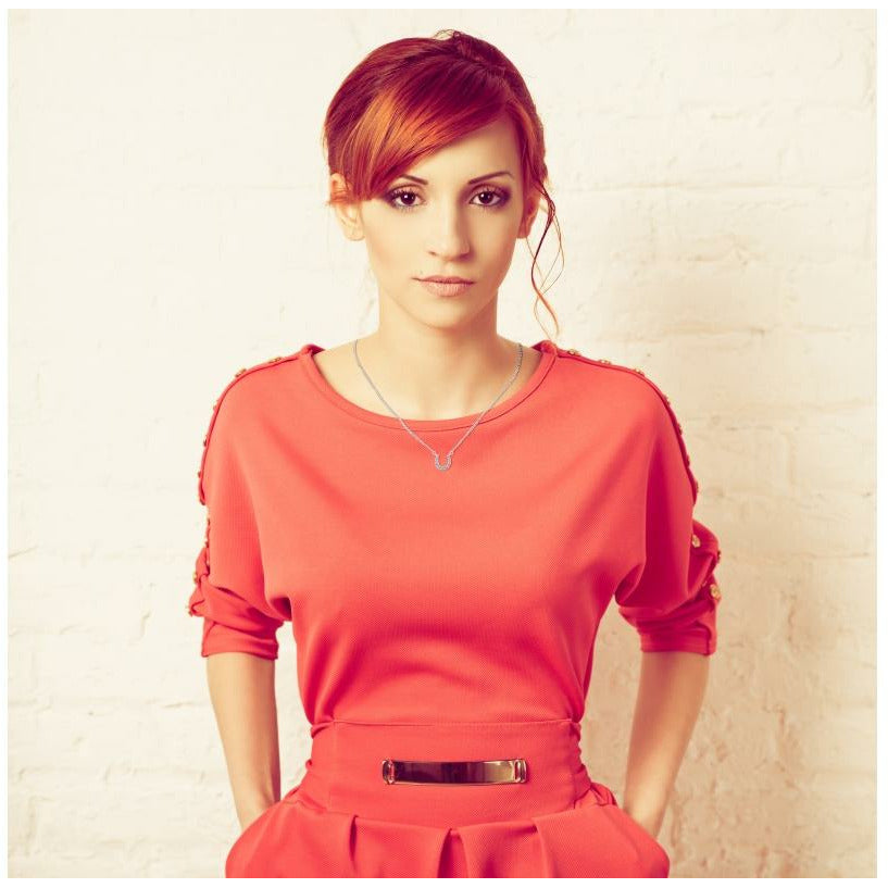 BRITISH JEWELLERS Horse Shoe Pendant, Embellished with Crystals from Swarovski®