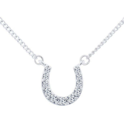 BRITISH JEWELLERS Horse Shoe Pendant, Embellished with Crystals from Swarovski®