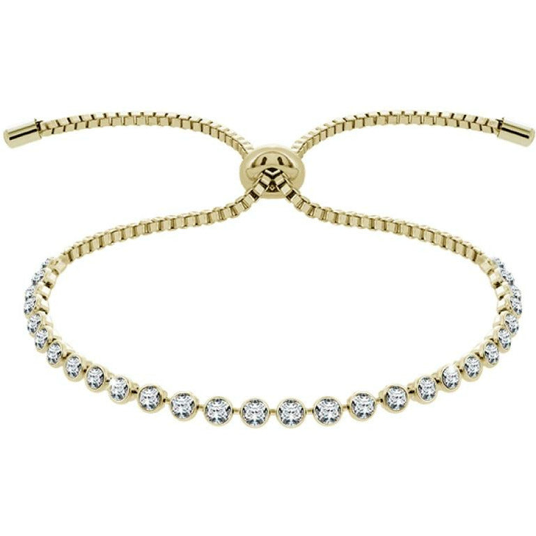 BRITISH JEWELLERS Indo Bracelet Mixed Metal Set, Embellished with Crystals from Swarovski®