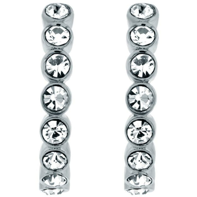 BRITISH JEWELLERS Indo Hoop Earring, Embellished with Crystals from Swarovski®