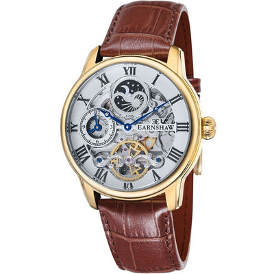 THOMAS EARNSHAW LONGITUDE DUAL TIME AUTOMATIC MEDALLION GOLD