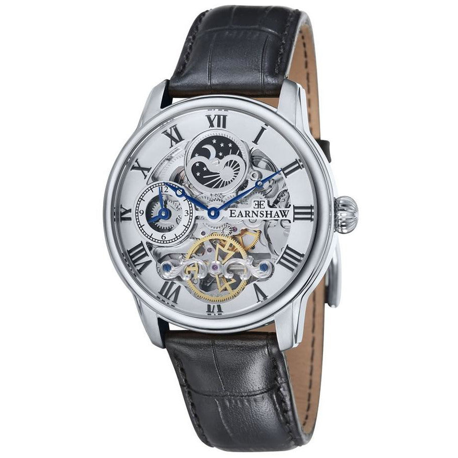 THOMAS EARNSHAW LONGITUDE DUAL TIME AUTOMATIC CLASSIC WHITE