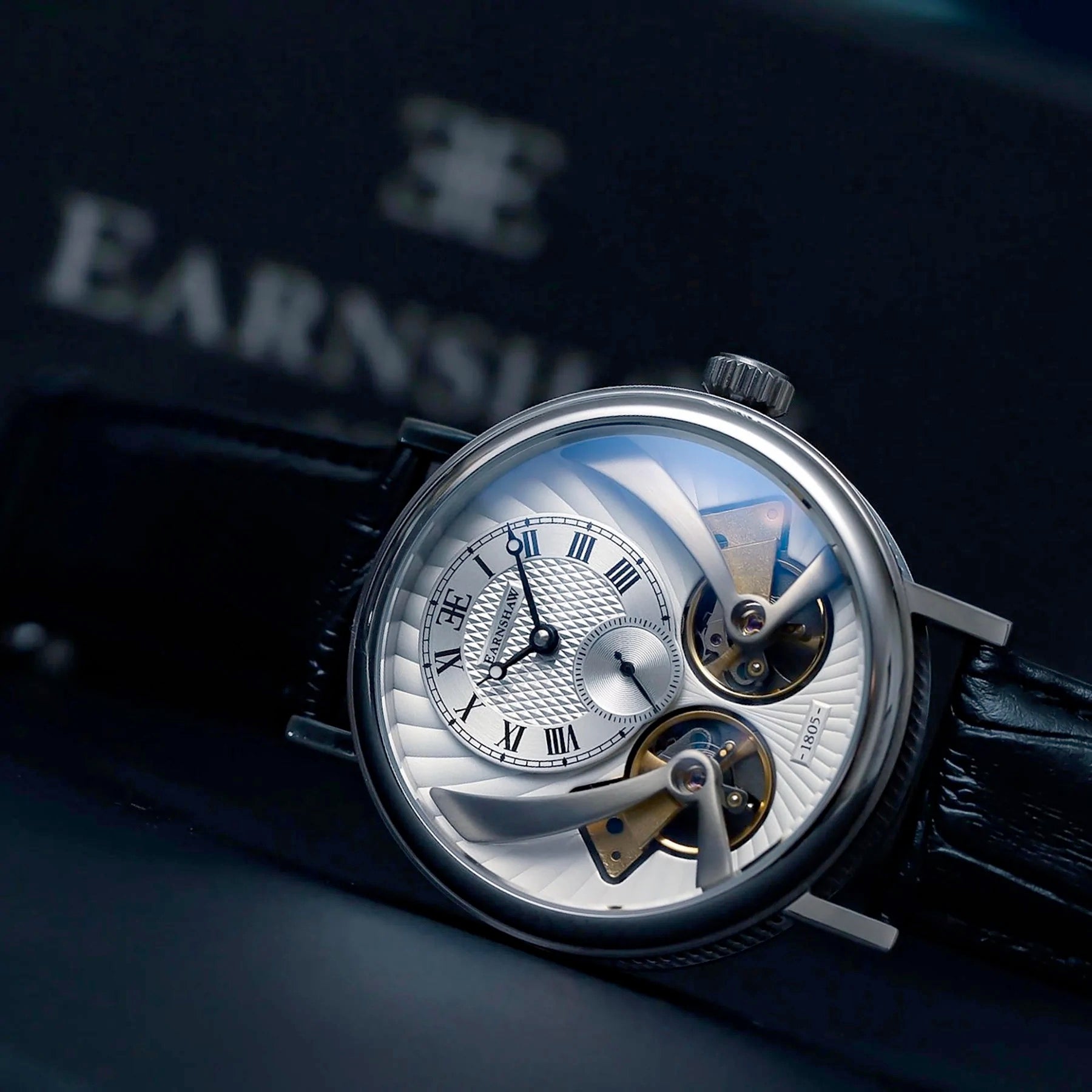THOMAS EARNSHAW BEAUFORT ANATOLIA DOUBLE BARREL AUTOMATIC IMPERIAL WHITE