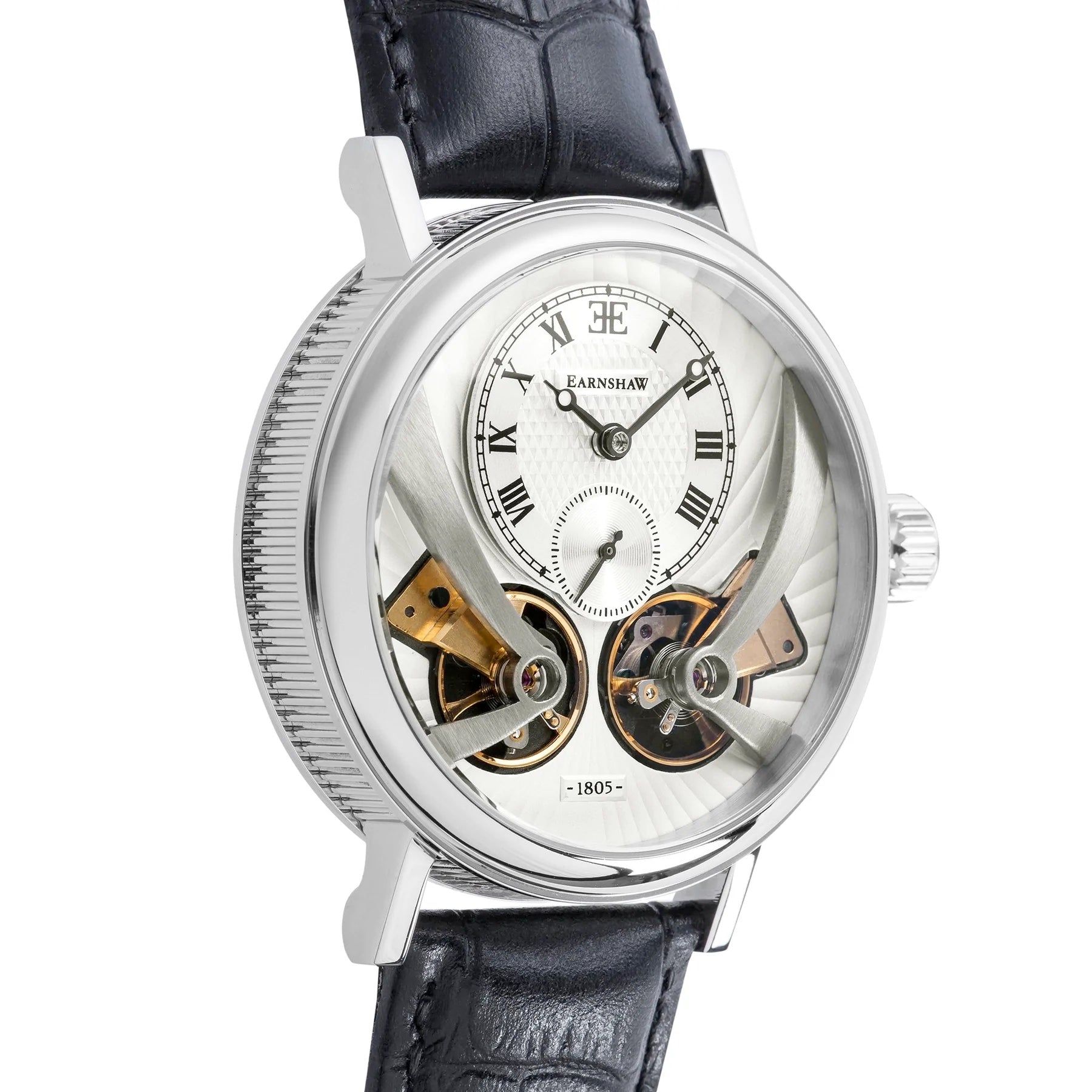 THOMAS EARNSHAW BEAUFORT ANATOLIA DOUBLE BARREL AUTOMATIC IMPERIAL WHITE