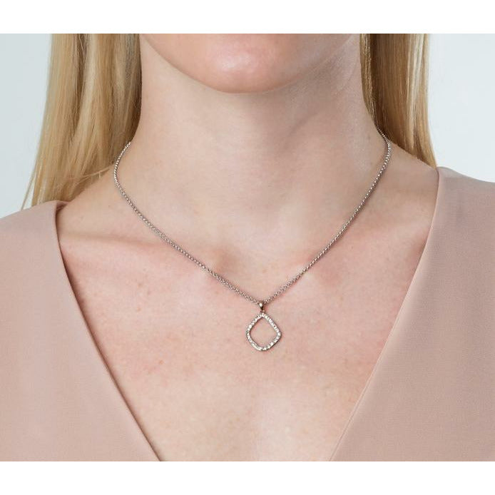 BRITISH JEWELLERS Fantasy Pendant in Rose, Embellished with Crystals from Swarovski®