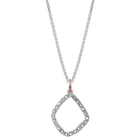 BRITISH JEWELLERS Fantasy Pendant in Rose, Embellished with Crystals from Swarovski®