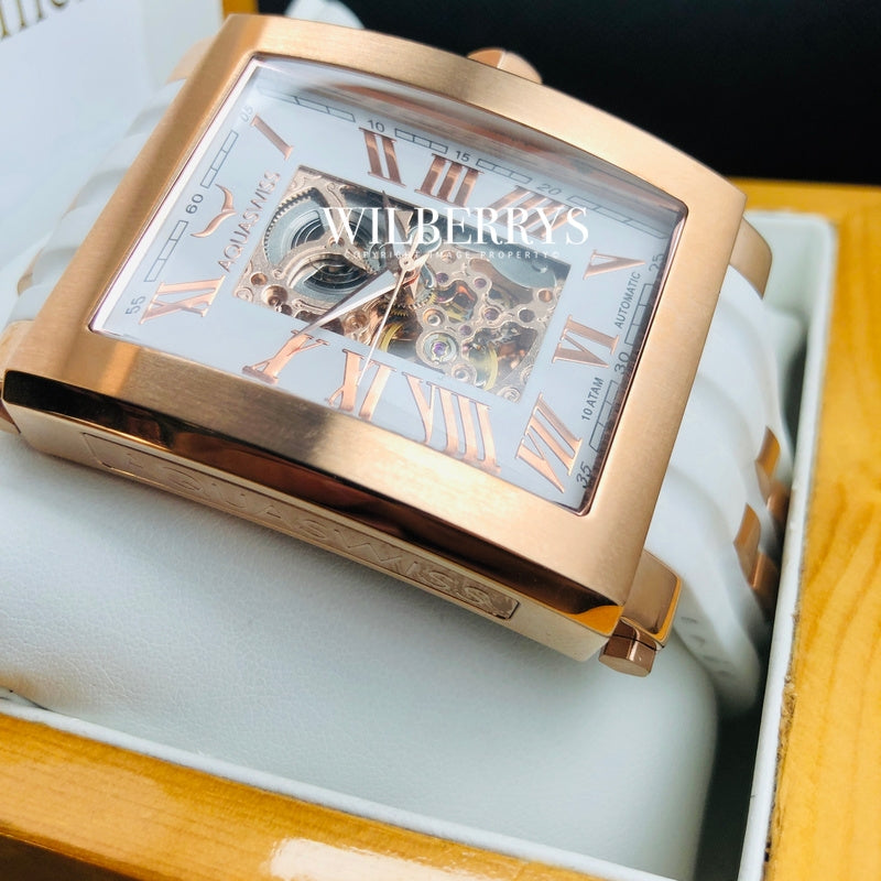 Men's GIANT XXL Tanc AUTOMATIC Rose Gold Watch