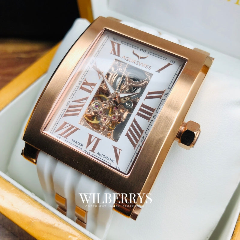 Men's GIANT XXL Tanc AUTOMATIC Rose Gold Watch