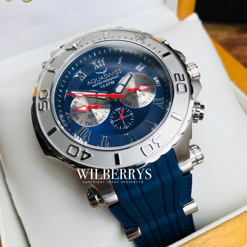 Men's Bolt 5H Blue Edition Chronograph Watch