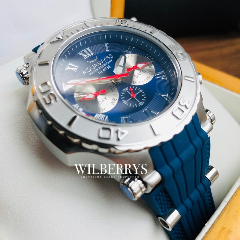 Men's Bolt 5H Blue Edition Chronograph Watch