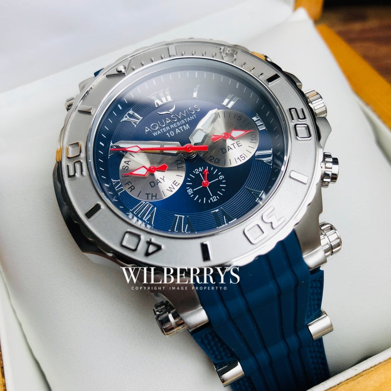 Men's Bolt 5H Blue Edition Chronograph Watch