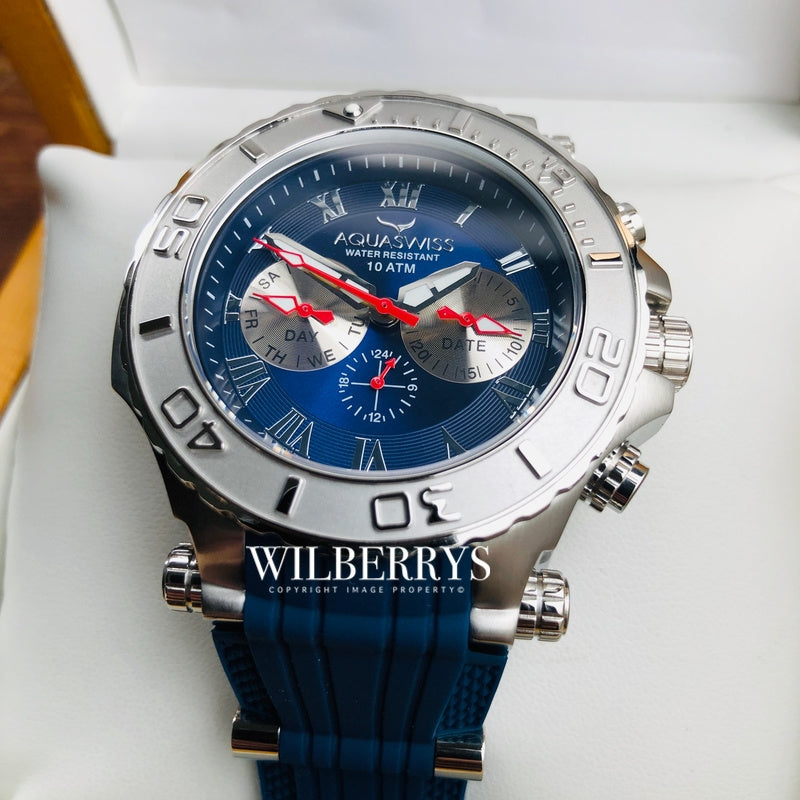 Men's Bolt 5H Blue Edition Chronograph Watch