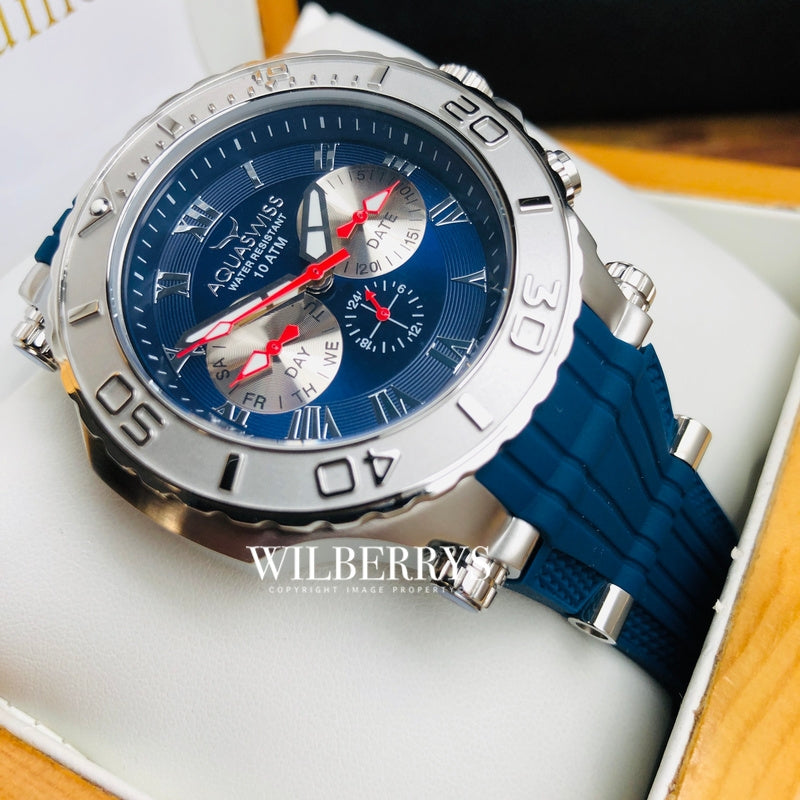 Men's Bolt 5H Blue Edition Chronograph Watch