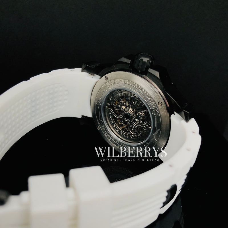 Men's Vessel Automatic Black Snow Watch