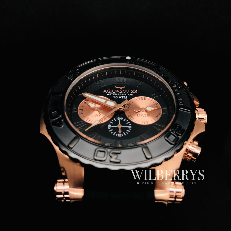 Men's Bolt 5H Rose Gold Chronograph Watch