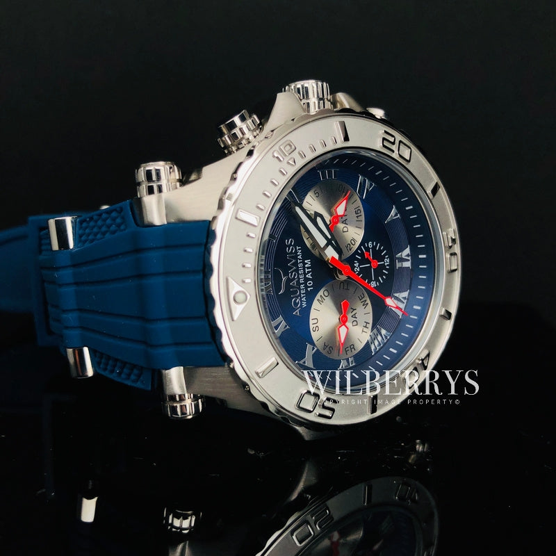 Men's Bolt 5H Blue Edition Chronograph Watch