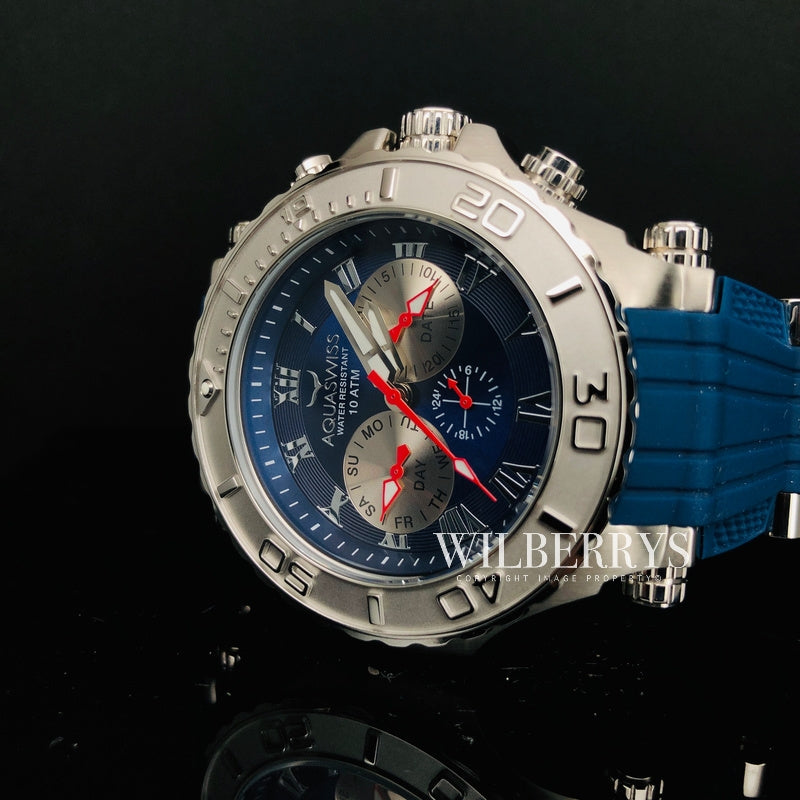 Men's Bolt 5H Blue Edition Chronograph Watch